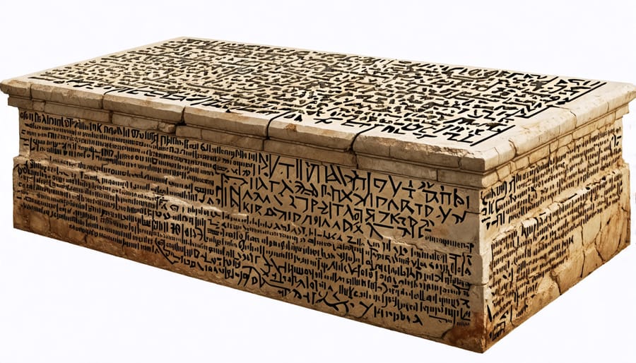 Ancient bone box with inscriptions mentioning Caiaphas, the high priest during Jesus' trial