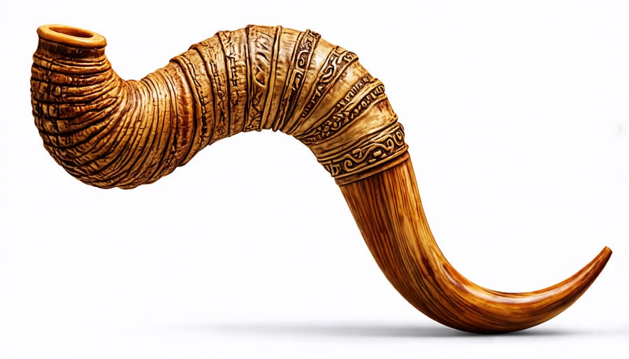 Shofar used during Rosh Hashanah or Feast of Trumpets