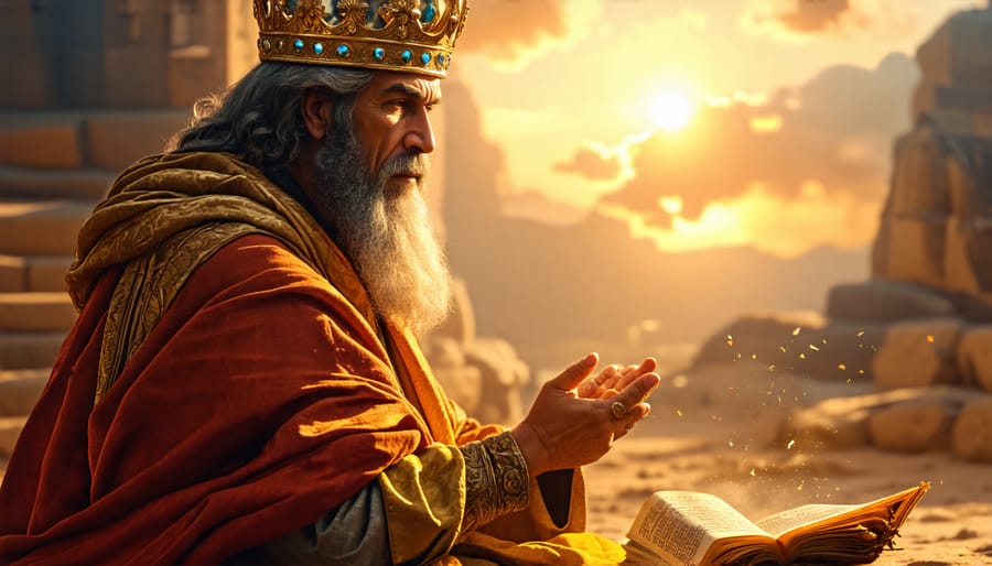 King Solomon seeks God's wisdom in leading Israel