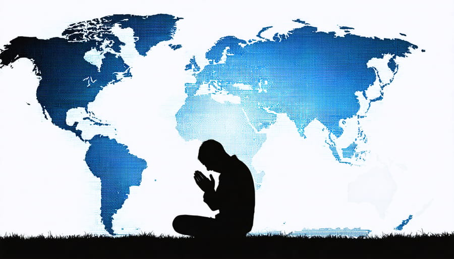 Prayer missionary interceding for global missions and revival