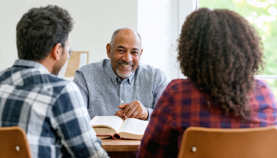 Diverse age group participating in collaborative faith learning