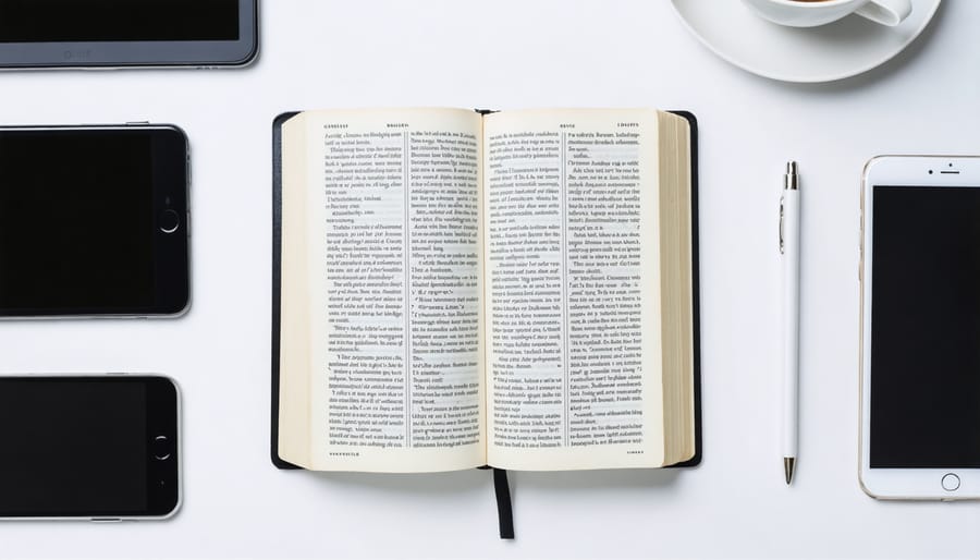 Bible alongside modern leadership tools and technology