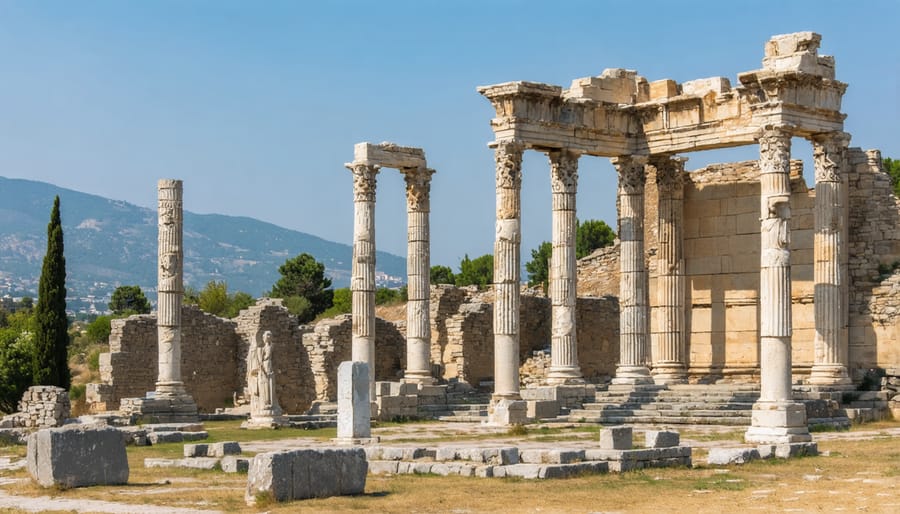 Archaeological remains of the ancient city of Ephesus